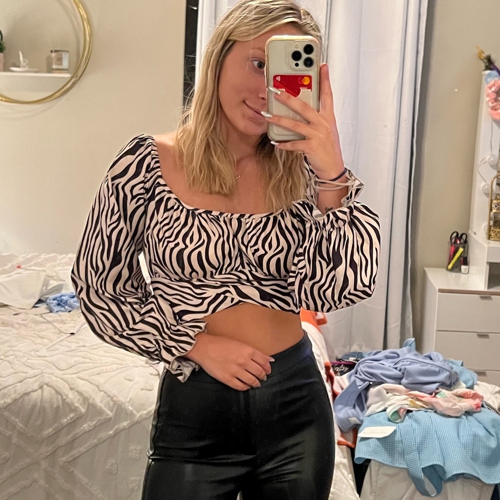 Zebra top from SHEIN